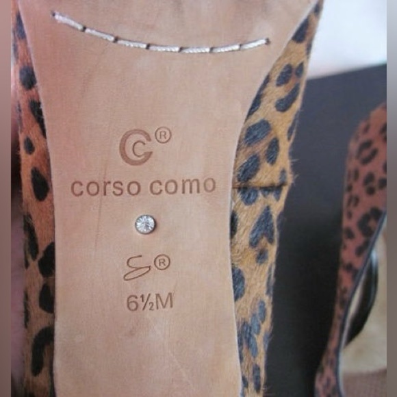 Corso Como Women's High Heel Shoes, Round Toe Leopard, 3” Heels; Size 6 1/2 M - Picture 10 of 12